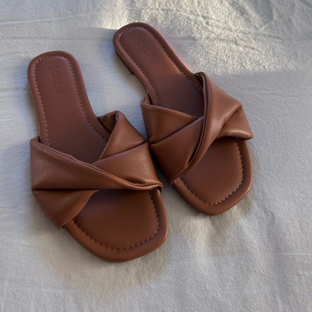 SOLD J.Crew soft slide sandals